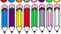 Renkleri Öğreniyorum | Kalem Boyama Oyunu Çocuklar için Eğlence