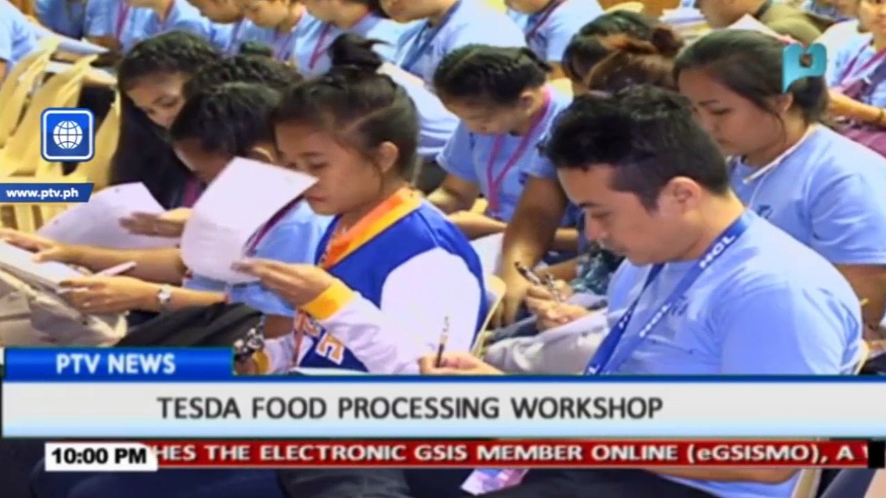 TESDA food processing video Dailymotion