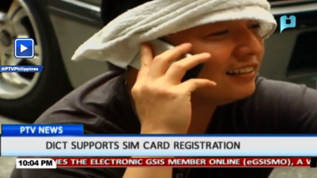 DICT supports sim card registration