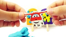 Play Doh Super Wings Ice Cream Surprise Toys Jett, Jerome, Donnie