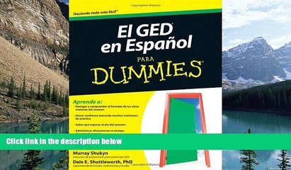 Read Online Murray Shukyn El GED en Espanol Para Dummies Full Book Download