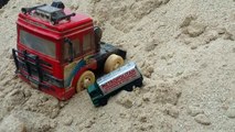 Kid toys sand | Sand toys, trucking, recycling truck, saw review
