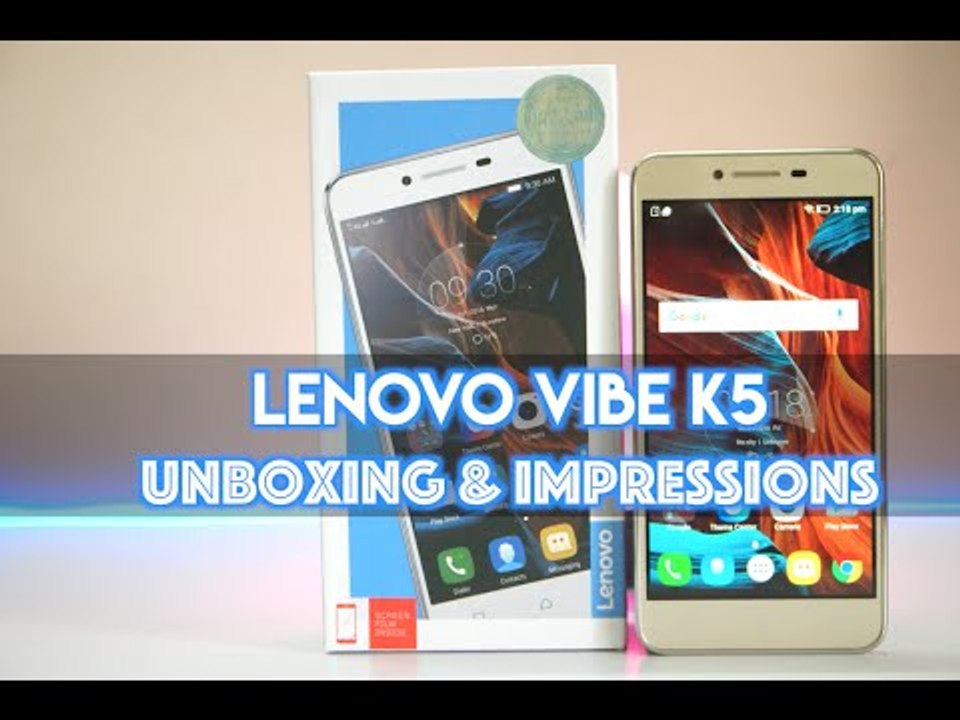 Lenovo Vibe K5 Unboxing & Initial Impressions (Rs. 6,999 Budget Smartphone)