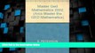 Best Price Master the GED Mathematics 1st ed (Arco Master the GED Mathematics) Arco On Audio