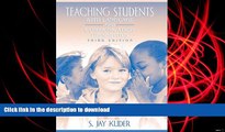 Hardcover Teaching Students with Language and Communication Disabilities (3rd Edition) Kindle eBooks