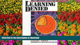 Hardcover Learning Denied (Learning Disability Biography) Full Book