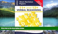 Online John Connor Anthem Short Revision Papers 11  and 12  Verbal Reasoning Book 2 (Anthem