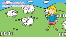 Mary Had A Little Lamb | Mother Goose Nursery Rhymes | With song