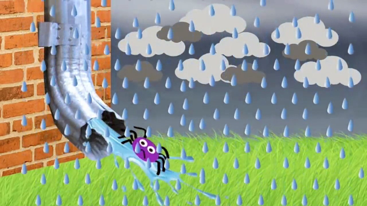Incy Wincy Araña - canción infantil. Nursery rhymes video.