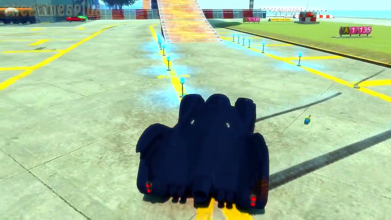 [ Lightning McQueen ] Nursery Rhymes Disney cars Batmobile Childrens Songs.mp4