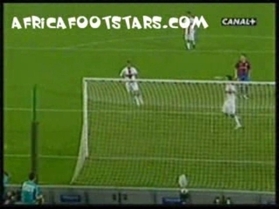 Blessure samuel eto'o fils lors de Fc barcelone inter Milan