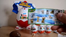5 Kinder Surprise Eggs Looney Tunes sporty animals natoons Surprise opening (HD)