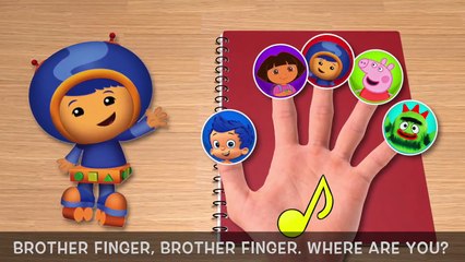 Nick Jr. Shows Drawing Book Finger Family Song!