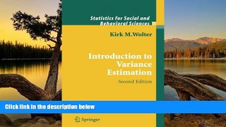 Online Kirk Wolter Introduction to Variance Estimation (Springer Series in Statistics) Full Book