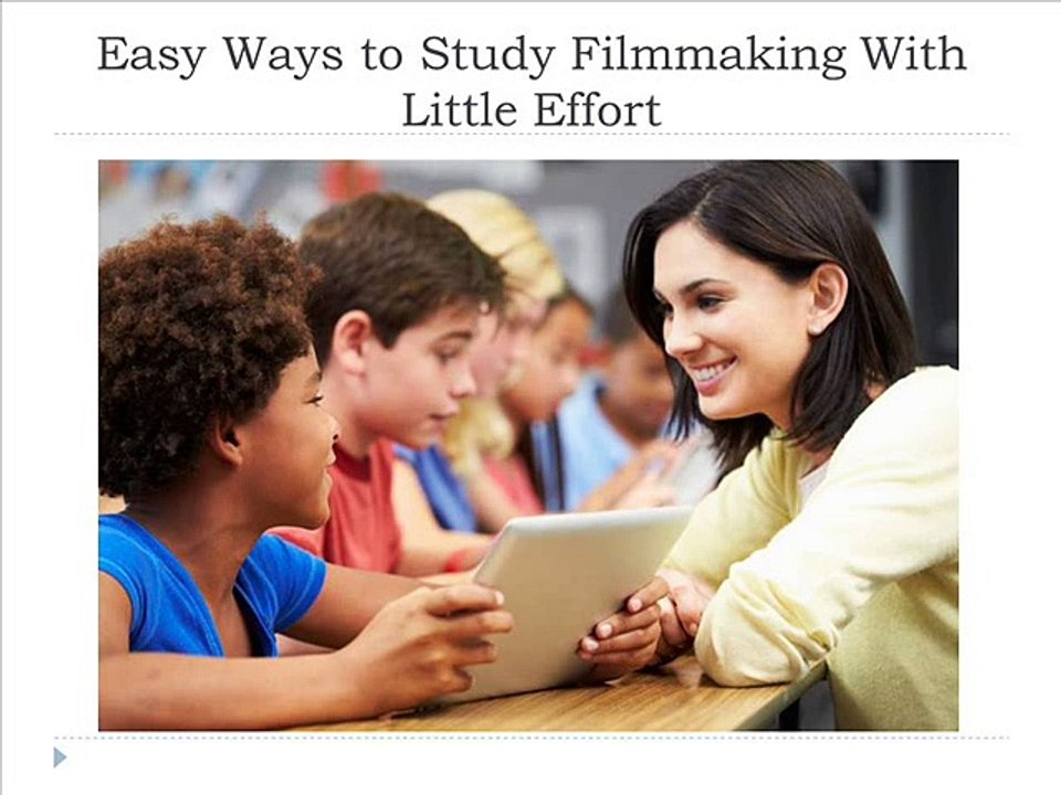 Easy Ways to Study Filmmaking With Little Effort