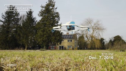 Amazon commence les livraisons par Drones aux USA !