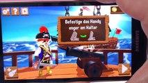 Playmobil schip laten zinken met Kaboom app Nederlands – Zwart appkanon Pirates 6165