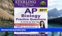 Buy Sterling Test Prep Sterling AP Biology Practice Questions: High Yield AP Biology Questions