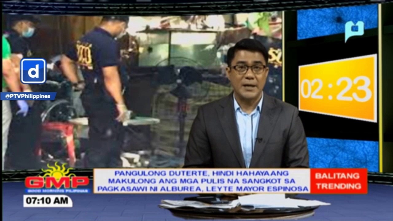 Balitang Trending: PRRD, hindi hahayaang makulong ang mga pulis na sangkot sa pagkasawi ni Albuera Mayor Espinosa