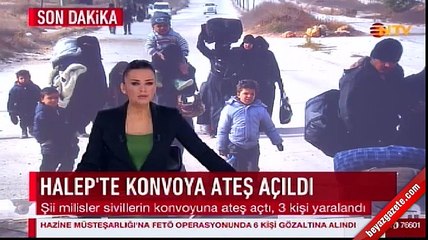 Tahliye konvoyuna saldırı