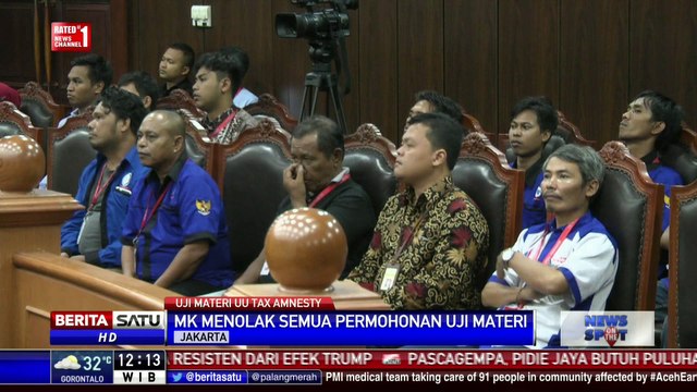 MK Tolak Permohonan Uji Materi UU Tax Amnesty