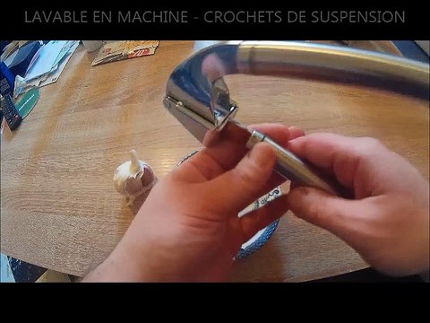 Presse aïl en acier inoxydable Kealive