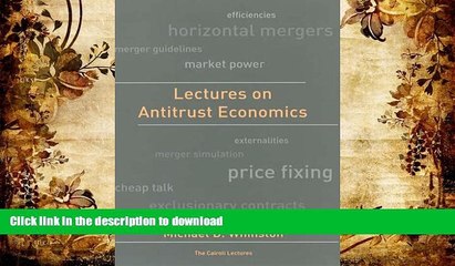 Read Book Lectures on Antitrust Economics (Cairoli Lectures) Kindle eBooks