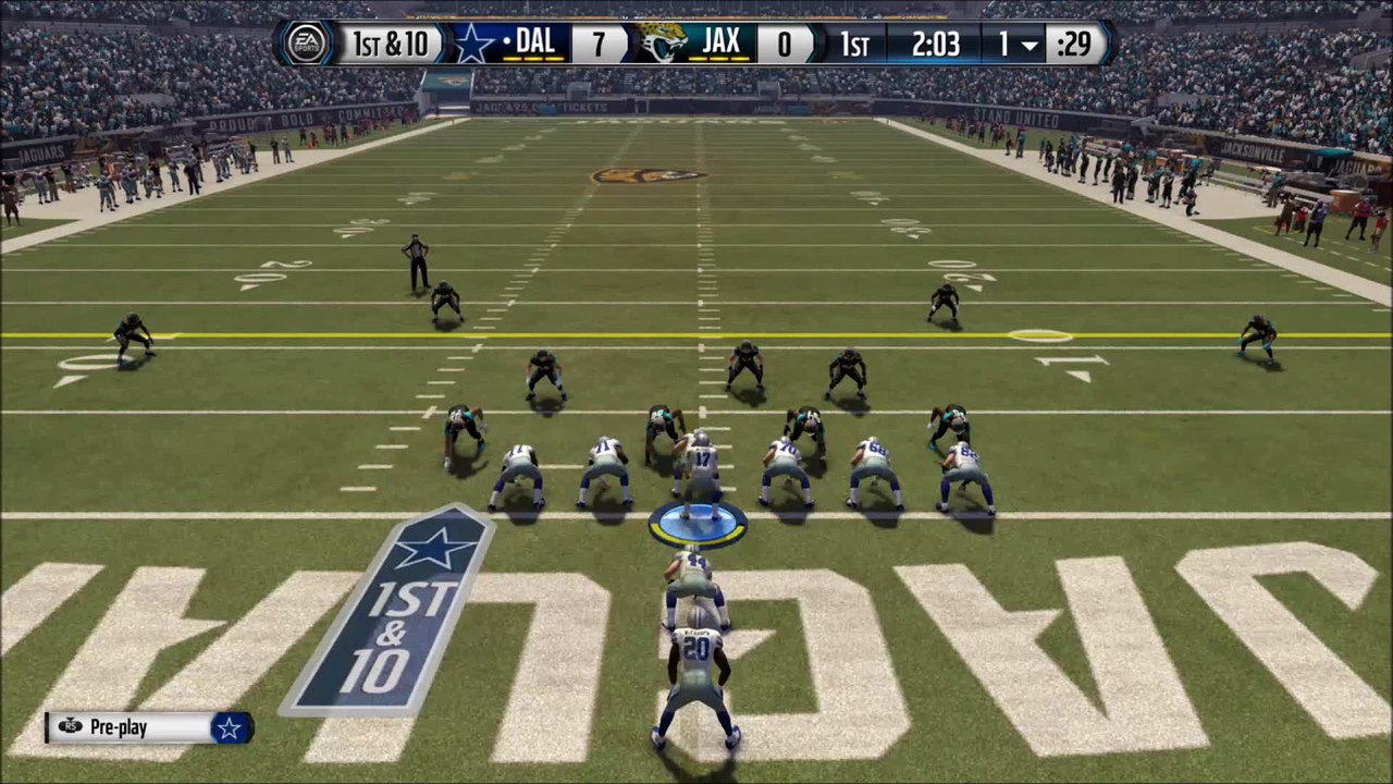 TD McFadden vs Jacksonville Madden NFL 16