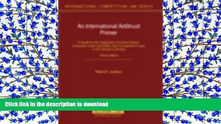 Pre Order Unfair Competition Law.  EUropean Union and Member States (International Competition Law