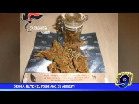 Droga | Blitz nel foggiano, 35 arresti