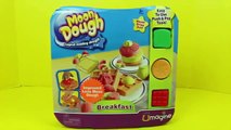 Play Doh vs Moon Dough Breakfast Waffles Pancakes Treats Play Dough Food by DisneyCarToys
