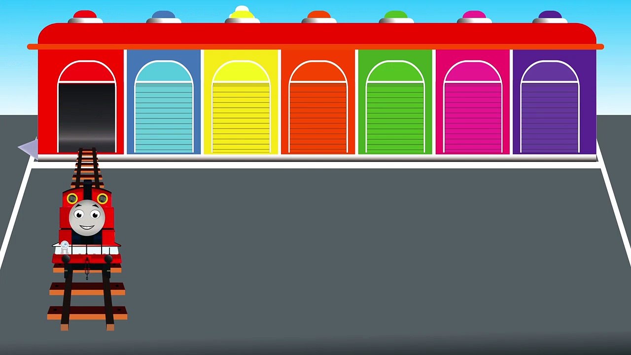 Colors for Children to Learn with Color Trains - Thomas and Friends for Kids - Learning Videos