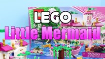 Disney Princess Lego Little Mermaid Ariel Castle Set Toy Review Parody by ToysReviewToys