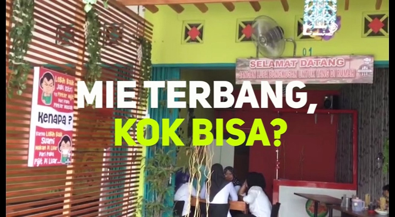 Mie Terbang, Kok BIsa?