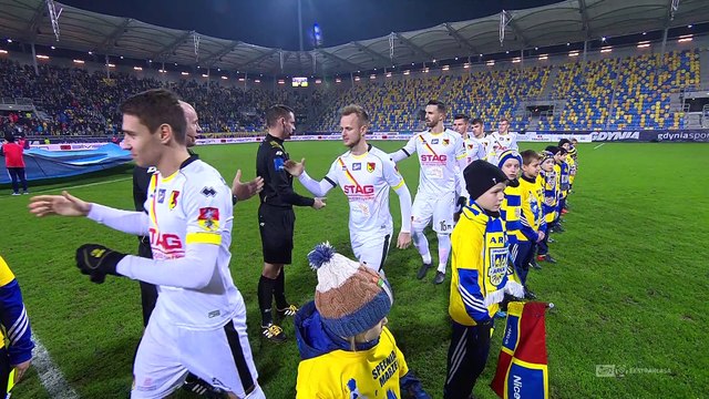 19. kolejka LOTTO EKSTRAKLASY: Arka Gdynia 2:3 Jagiellonia Białystok