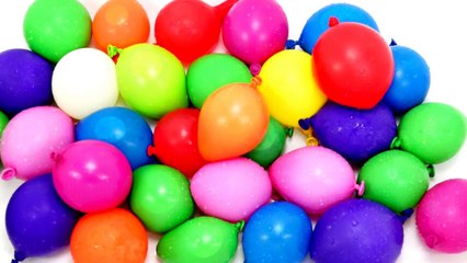 FINGER FAMILY SONG | Learn Colors Water Balloons | BABY KIDS NURSERY RYHMES SONGS YOUTUBE