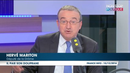 Hervé Mariton "paie son doliprane" et défend François Fillon sur la réforme de la sécurité sociale