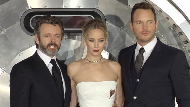 Jennifer Lawrence, Chris Pratt, Michael Sheen Passengers World Premiere