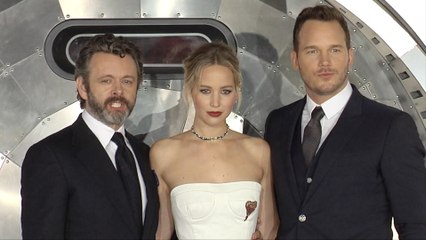 Jennifer Lawrence, Chris Pratt, Michael Sheen "Passengers" World Premiere