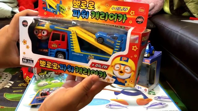 Korean Toys Pororo 뽀로로 Robocar Poli 로보카 폴리 Helly 헬리 Roy 로이Tobot 또봇 장난감 by FamilyToyReview