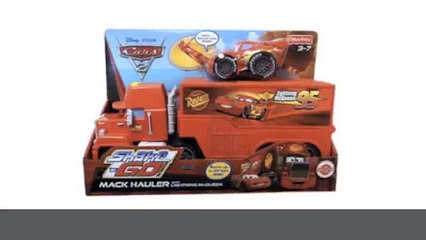 Cars 2 Shake N Go Mack Hauler with Lightning McQueen toy review