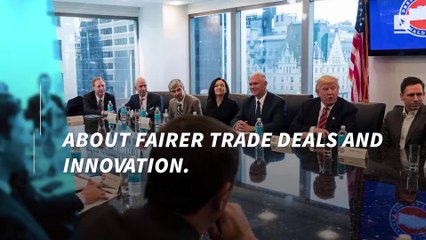 Trump to tech executives: 'I'm here to help you do well'