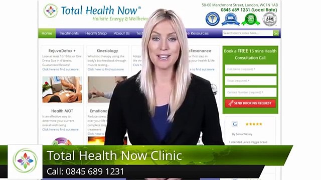 Total Health Now Clinic London Perfect Five Star Review by Joan F.