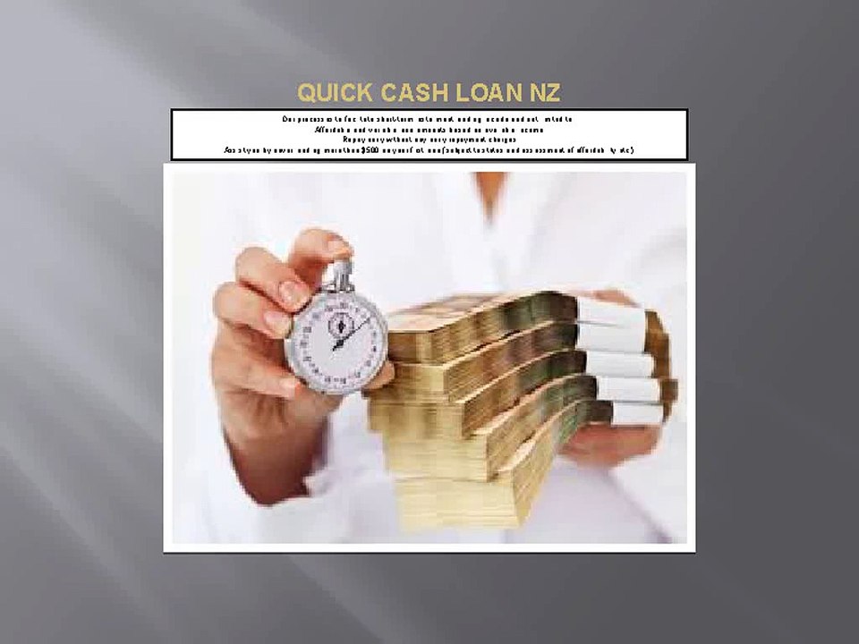 quick cash loan nz
