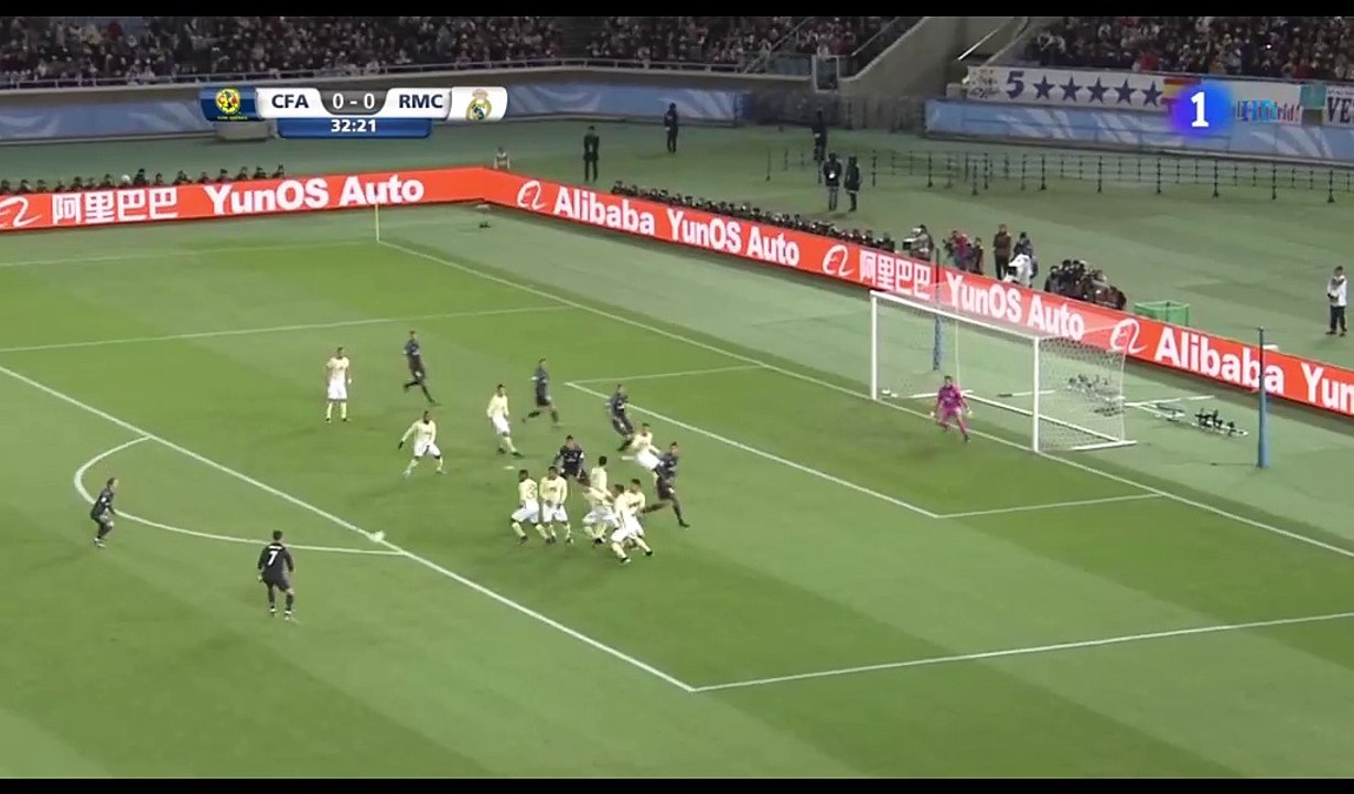 Karim Benzema Goal Annullled HD - Club America 0-0 Real Madrid - 15.12.2016 FIFA Club World Cup