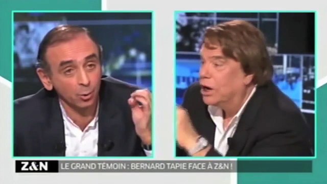 Bernard Tapie à Eric Zemmour : Je vais t'en mettre une
