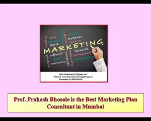 Prof. Prakash Bhosale is the Best Marketing Plan Consultant in Mumbai