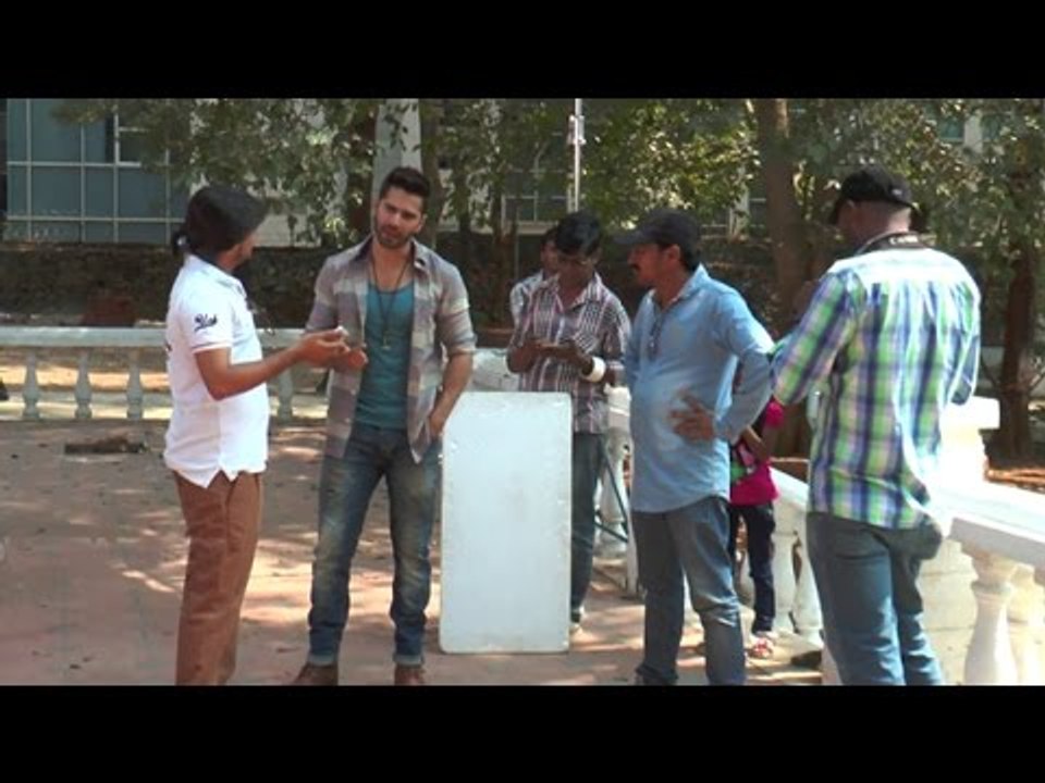 Varun Dhawan And Nawazuddin Siddiqui On The Sets Of Savdhaan India