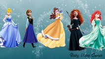 Frozen & Disney Princess | Kids Songs - Nursery Rhymes Daddy Finger Family !