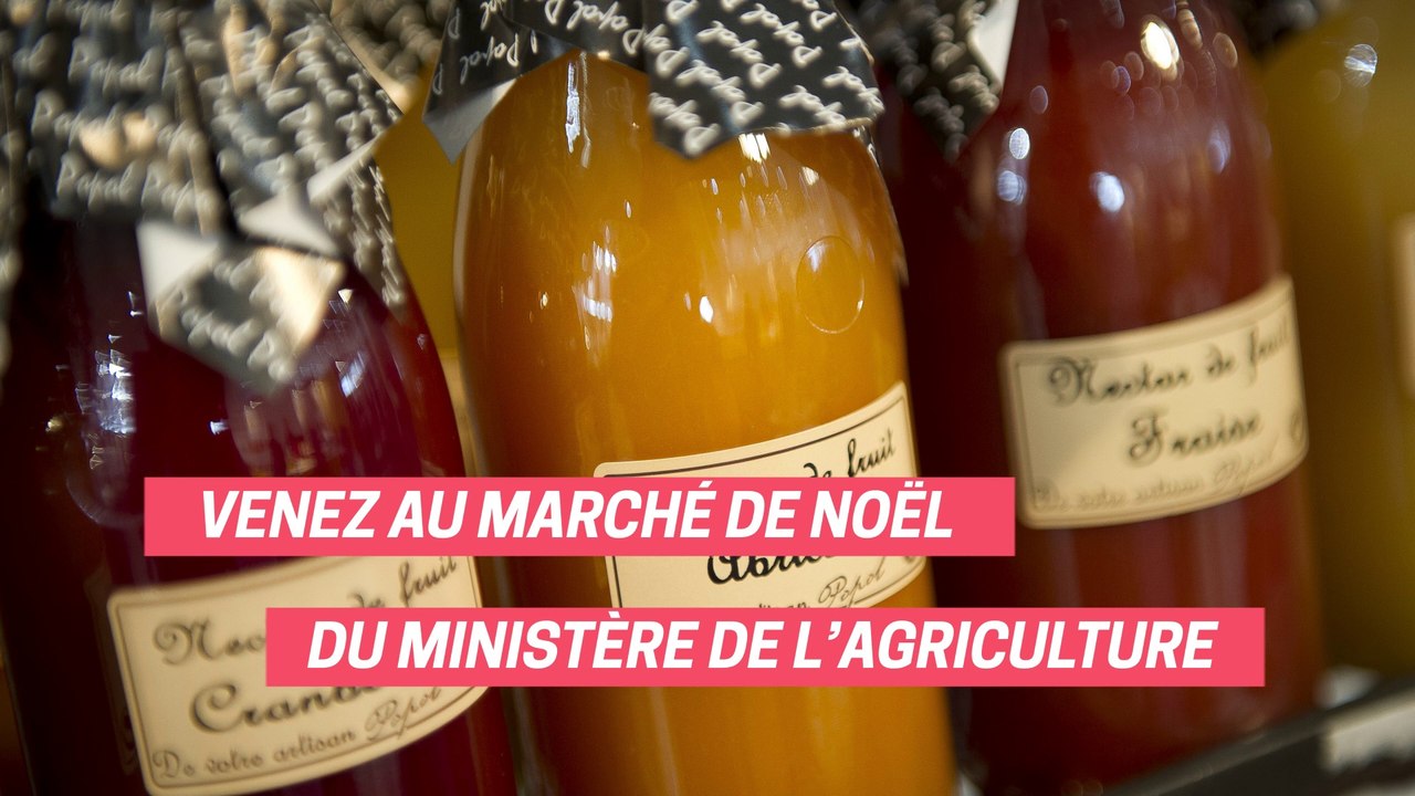 Un marché de Noël au ministère de l'agriculture jeudi 15 décembre !